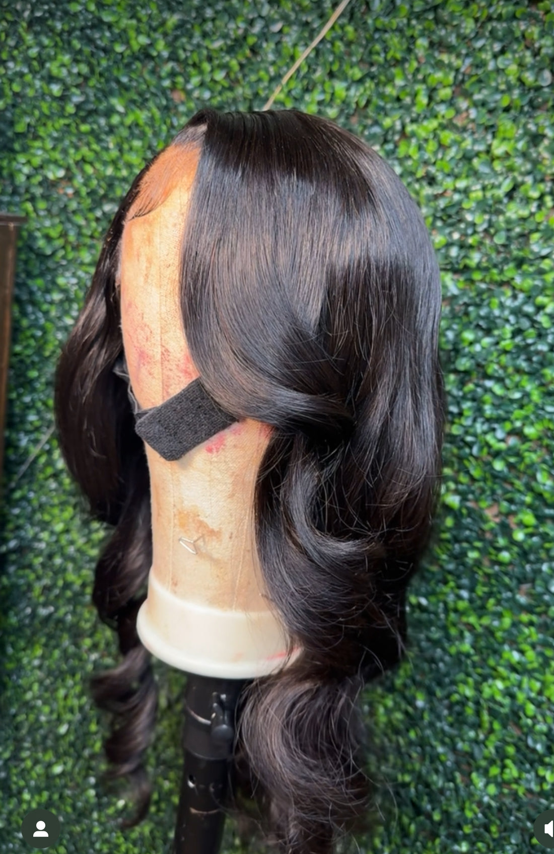 22 inch HD 5x5 closure wig