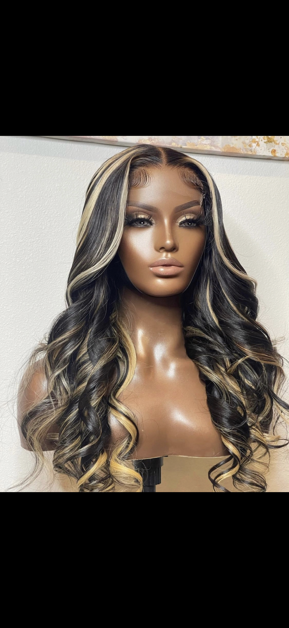 5x5 HD 22 inch Highlighted Wig